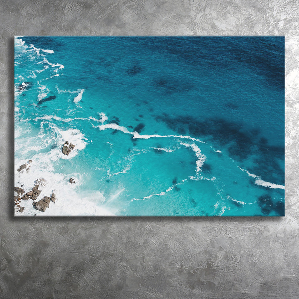Ocean, Ocean Canvas Prints Wall Art Home Decor - Painting Canvas, Ready to hang