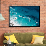 Ocean, Ocean Framed Art Prints Wall Art Decor,Black Frame, Ready to hang