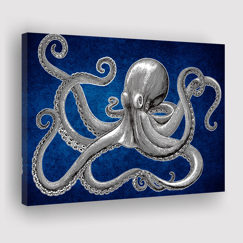 Octopus Wall Art Canvas Prints Wall Art Decor - Painting Canvas,Home Decor, Ready to Hang
