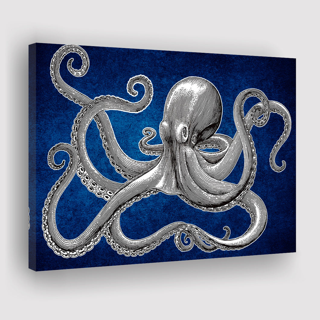 Octopus Wall Art Canvas Prints Wall Art Decor - Painting Canvas,Home Decor, Ready to Hang