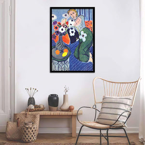Odalisque Blue Harmony 1937 By Henri Matisse - Art Print, Frame Art, Painting Art