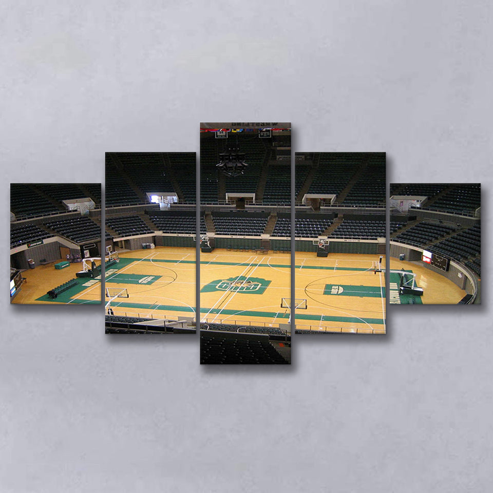 Ohio Bobcats Stadium Canvas Prints Convocation Center Wall Art Basketball,Multi Panels,Sport Stadium Art Prints, Fan Gift