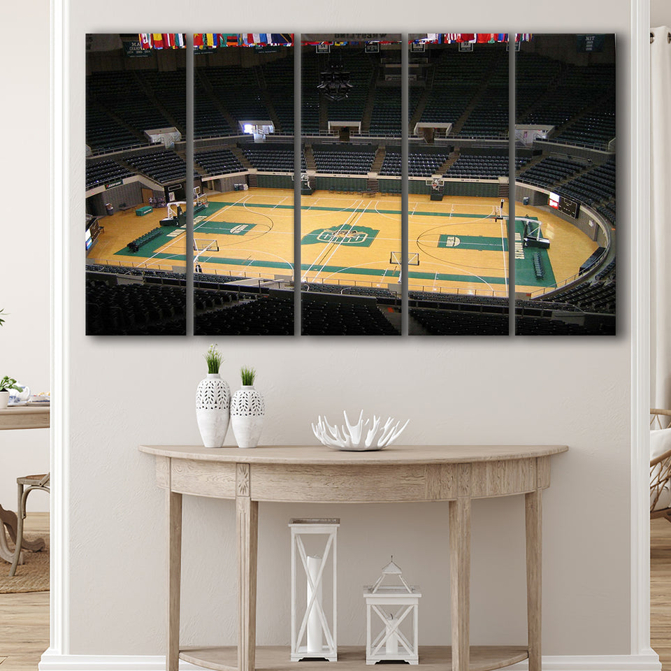 Ohio Bobcats Stadium Canvas Prints Convocation Center Wall Art Basketball,Multi Panels B,Sport Stadium Art Prints, Fan Gift