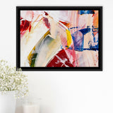 Oil Painting Abstract Framed Canvas Prints Wall Art Decor - Paiting Canvas, Art Prints, Floating Frame