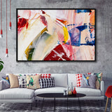 Oil Painting Abstract Framed Canvas Prints Wall Art Decor - Paiting Canvas, Art Prints, Floating Frame