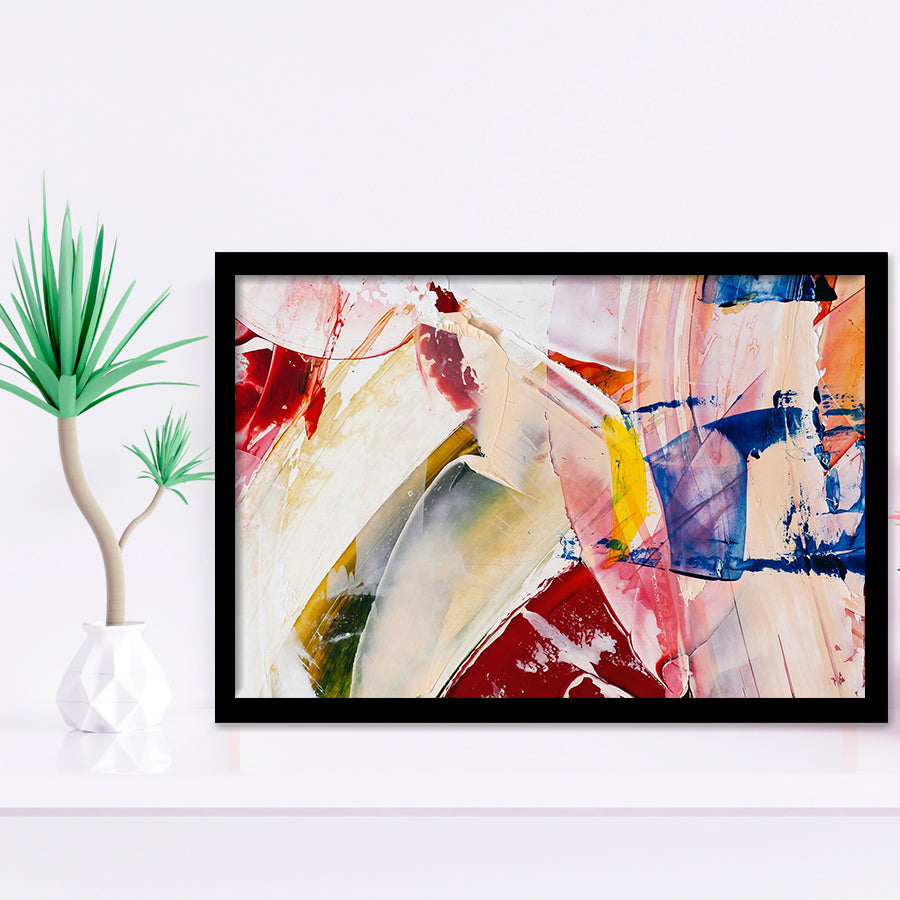 Oil Painting Abstract Framed Art Prints Wall Decor - Painting Prints, Framed Picture, Home Decor