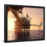 Oil and Gas Industry Framed Art Prints Wall Decor - Painting Prints, Framed Picture, Home Decor