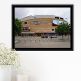 Oklahoma City Thunder Stadium Framed Canvas Prints Chesapeake Energy Arena Wall,Sport Stadium Art Prints, Fan Gift