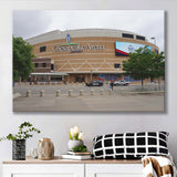 Oklahoma City Thunder Stadium Canvas Prints Chesapeake Energy Arena Wall,Sport Stadium Art Prints, Fan Gift, Wall Decor