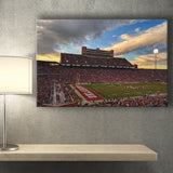 Oklahoma Sooners Wall Art Oklahoma Memorial Stadium Canvas Prints,Sport Stadium Art Prints, Fan Gift, Wall Decor