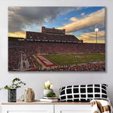 Oklahoma Sooners Wall Art Oklahoma Memorial Stadium Canvas Prints,Sport Stadium Art Prints, Fan Gift, Wall Decor