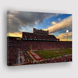 Oklahoma Sooners Wall Art Oklahoma Memorial Stadium Canvas Prints,Sport Stadium Art Prints, Fan Gift, Wall Decor