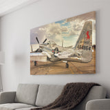 Old Air Force Planes Aircraft, Canvas Prints Wall Art Home Decor
