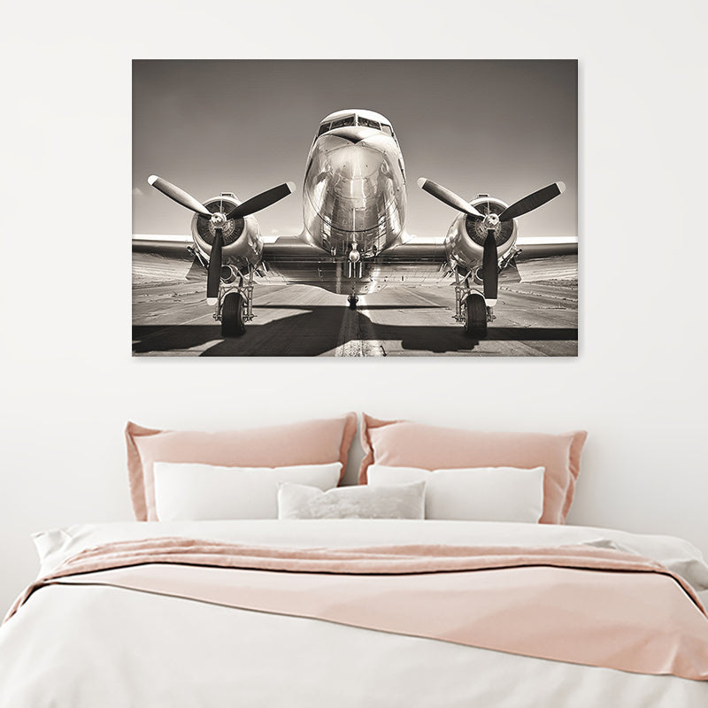 Old Airplane Canvas Wall Art - Canvas Prints, Prints for Sale, Canvas Painting, Canvas On Sale