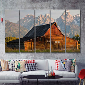 Rustic Barn Wall Art Canvas Print