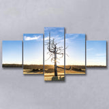 Old Macdonald Golf Course, Ghost Tree, Golf Art Print, 5 Panels Canvas Prints Wall Art Decor