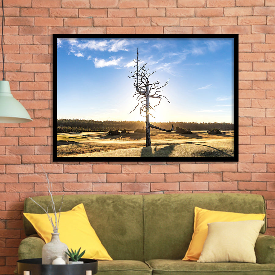 Old Macdonald Golf Course, Ghost Tree, Golf Sport Print, Golf Lover, Framed Art Prints Home Decor