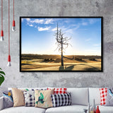 Old Macdonald Golf Course, Ghost Tree, Golf Sport Print, Golf Lover, Framed Art Prints Home Decor