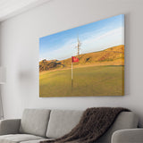 Old Macdonald Golf Course, Hole 2 With Ghost Tree, Golf Art Print, Golf Lover, Canvas Prints Wall Art Decor