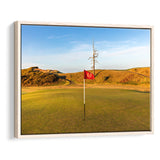 Old Macdonald Golf Course, Hole 2 With Ghost Tree, Golf Art Print, Framed Canvas Prints Wall Art Decor, Floating Frame