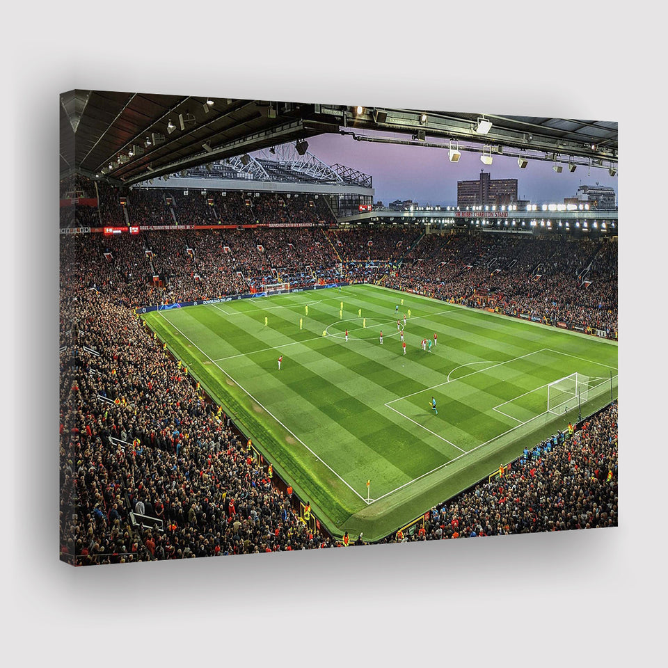 Old Trafford Stadium Canvas Prints Manchester United Wall Art Football,Sport Stadium Art Prints, Fan Gift, Wall Decor
