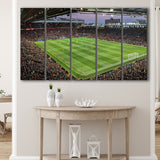 Old Trafford Stadium Canvas Prints Manchester United Wall Art Football,Multi Panels B,Sport Stadium Art Prints, Fan Gift