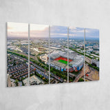 Old Trafford Stadium Canvas Prints Stadium Wall Art,Multi Panels B,Sport Stadium Art Prints, Fan Gift
