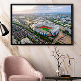 Old Trafford Stadium Framed Canvas Prints Stadium Wall Art,Sport Stadium Art Prints, Fan Gift