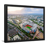Old Trafford Stadium Art Prints Stadium Wall Art,Sport Stadium Art Prints, Fan Gift, Wall Decor