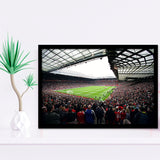 Old Trafford Full House Stadium, Stadium Canvas, Sport Art, Gift for him, Framed Art Prints Wall Art Decor, Framed Picture