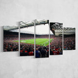 Old Trafford Full House Stadium, Stadium Canvas, Sport Art, Large Canvas, Multi Panels, Canvas Prints Wall Art Decor