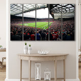 Old Trafford Full House Stadium, Stadium Canvas, Sport Art, Gift for him, Multi Panels B, Canvas Prints Wall Art Decor