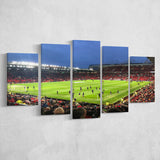 Old Trafford Game, Stadium Canvas, Sport Art, Large Canvas, Multi Panels, Canvas Prints Wall Art Decor