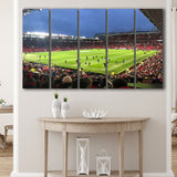 Old Trafford Game, Stadium Canvas, Sport Art, Gift for him, Multi Panels B, Canvas Prints Wall Art Decor