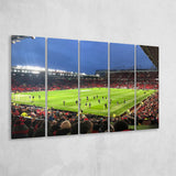 Old Trafford Game, Stadium Canvas, Sport Art, Gift for him, Multi Panels B, Canvas Prints Wall Art Decor