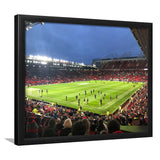 Old Trafford Game, Stadium Canvas, Sport Art, Gift for him, Framed Art Prints Wall Art Decor, Framed Picture