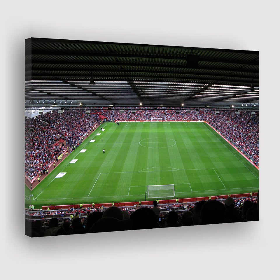 Old Trafford Soccer Field, Stadium Canvas, Sport Art, Gift for him, Fan Gift, Canvas Prints Wall Art Decor