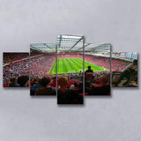 Old Trafford Stadium Angle View, Stadium Canvas, Sport Art, Large Canvas, Multi Panels, Canvas Prints Wall Art Decor