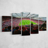 Old Trafford Stadium Angle View, Stadium Canvas, Sport Art, Large Canvas, Multi Panels, Canvas Prints Wall Art Decor