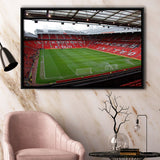 Old Trafford Stadium Framed Canvas Prints Wall Art Football,Sport Stadium Art Prints, Fan Gift