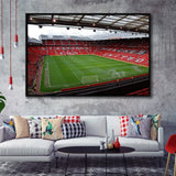 Old Trafford Stadium Framed Canvas Prints Wall Art Football,Sport Stadium Art Prints, Fan Gift