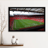 Old Trafford Stadium Framed Canvas Prints Wall Art Football,Sport Stadium Art Prints, Fan Gift