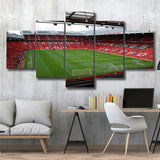 Old Trafford Stadium Canvas Prints Wall Art Football,Multi Panels,Sport Stadium Art Prints, Fan Gift