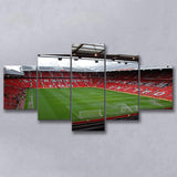 Old Trafford Stadium Canvas Prints Wall Art Football,Multi Panels,Sport Stadium Art Prints, Fan Gift