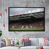 Old Trafford Stadium, Stadium Canvas, Sport Art, Gift for him, Framed Art Prints Wall Art Decor, Framed Picture