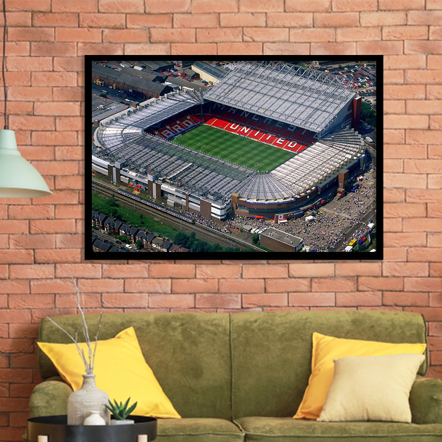 Old Trafford In Stretford Framed Art Prints Wall Decor Painting Art