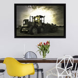 Old Abandoned Farm Grader Machine In A Field In Florida Canvas Wall Art - Canvas Print, Framed Canvas, Painting Canvas
