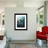 Old turtle in the ocean-Canvas art,Art print,Frame art