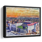 Ole Miss Rebels Vaught–Hemingway Stadium Watercolor, Sport Art Prints Fan Gift, Framed Canvas Prints Wall Art Decor
