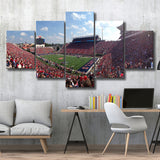 Ole Miss Rebels Wall Art Vaught Hemingway Stadium,Multi Panels,Sport Stadium Art Prints, Fan Gift